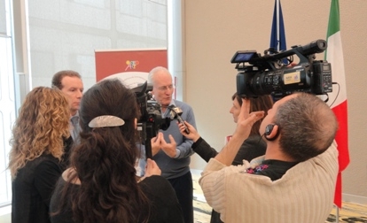 Conferenza stampa "Salute Felicità" - intervista a Christian Boiron
